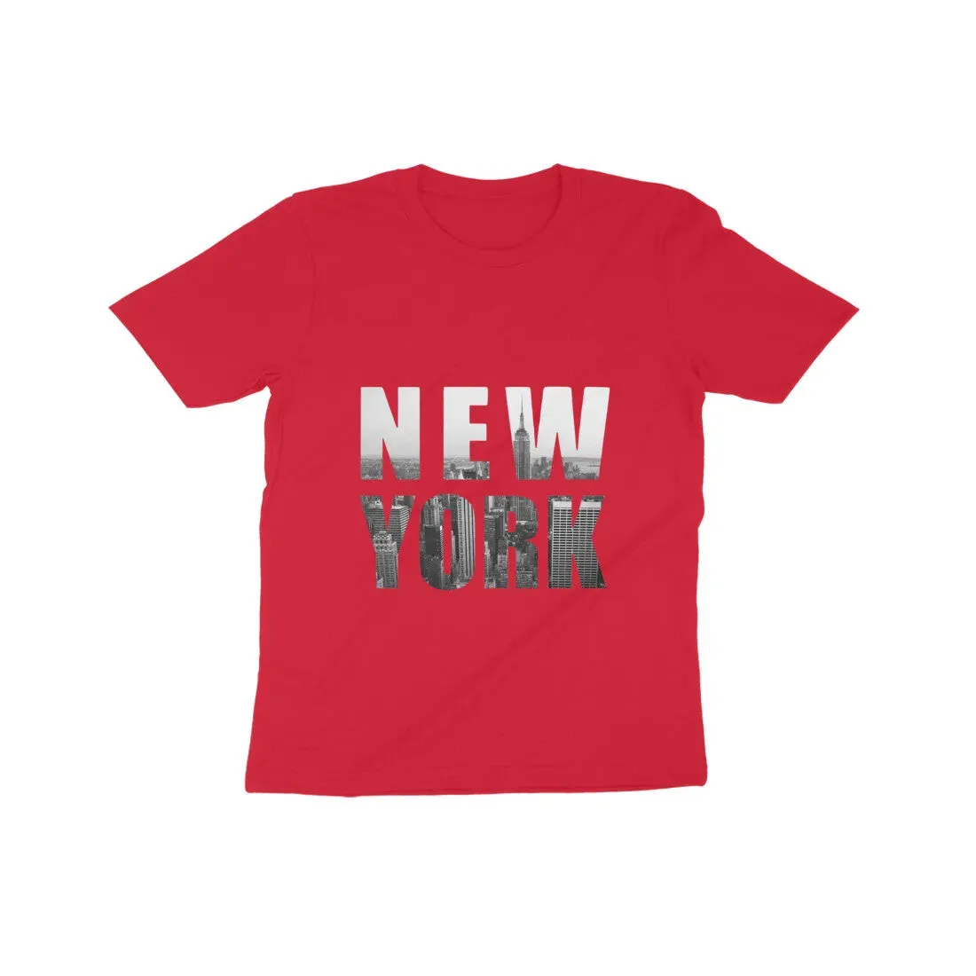 Typography Print Kids' Cotton T-shirt