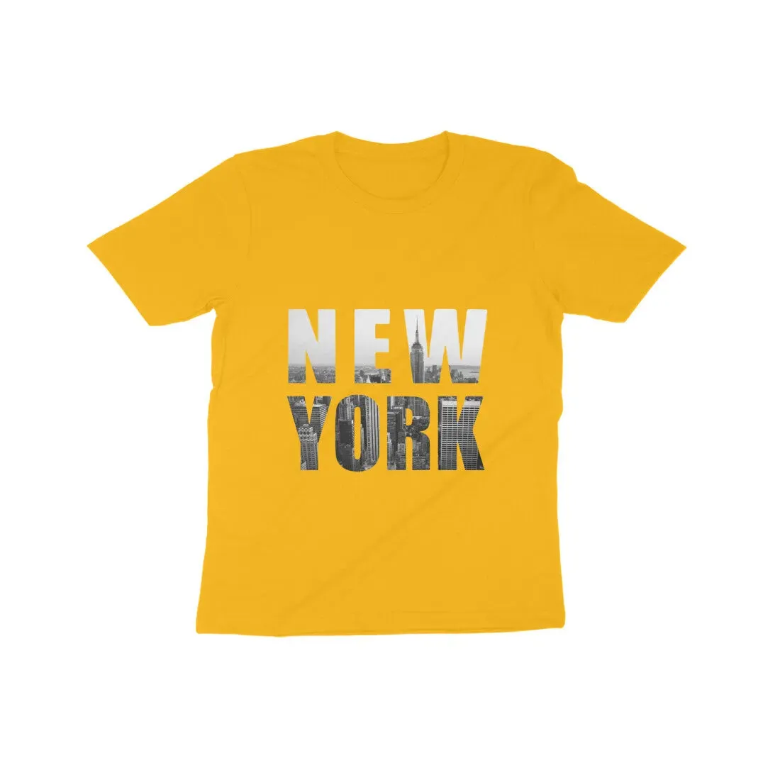 Typography Print Kids' Cotton T-shirt