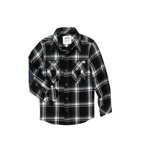 Kid's Cozy Flannel with Elbow Patches