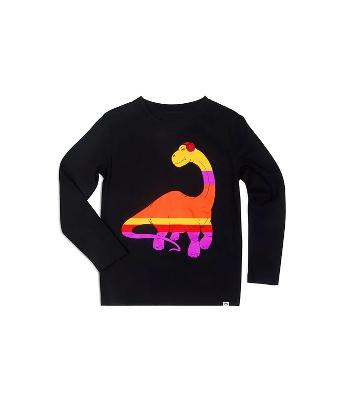 Kids Dino Ombre Graphic Long Sleeve Tee by Appaman