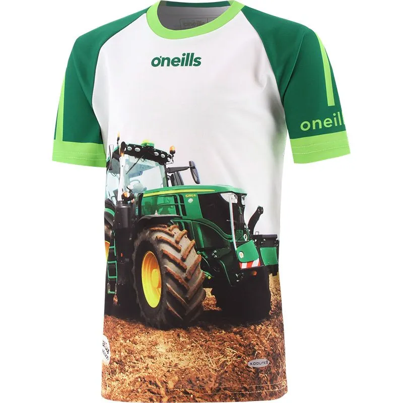 Kids' Dream Green Ploughing Jersey