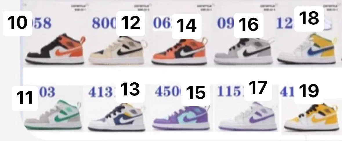 Kids Dunks 10-15