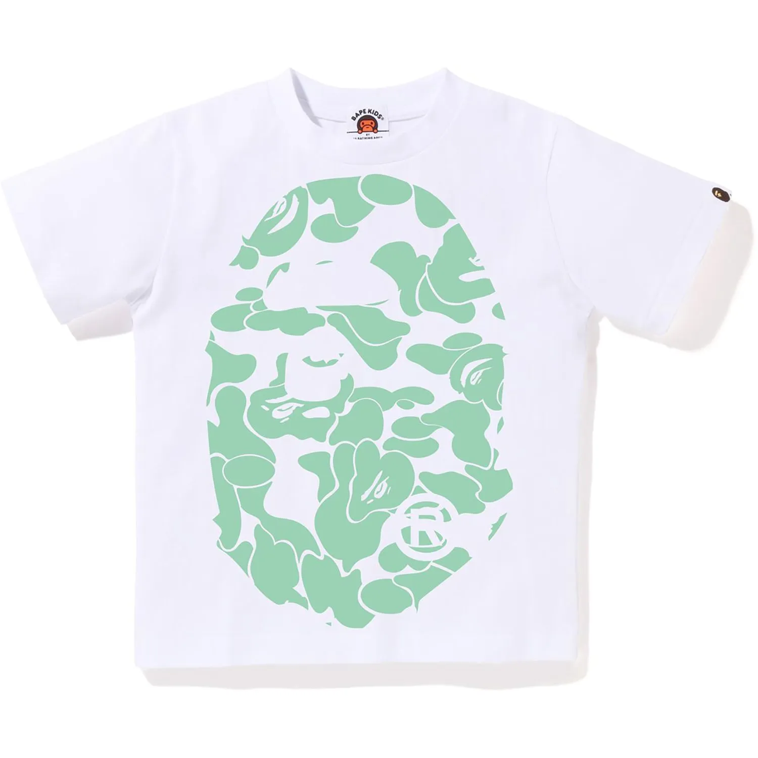 Kids GLOW IN THE DARK CAMO BIG APE HEAD TEE