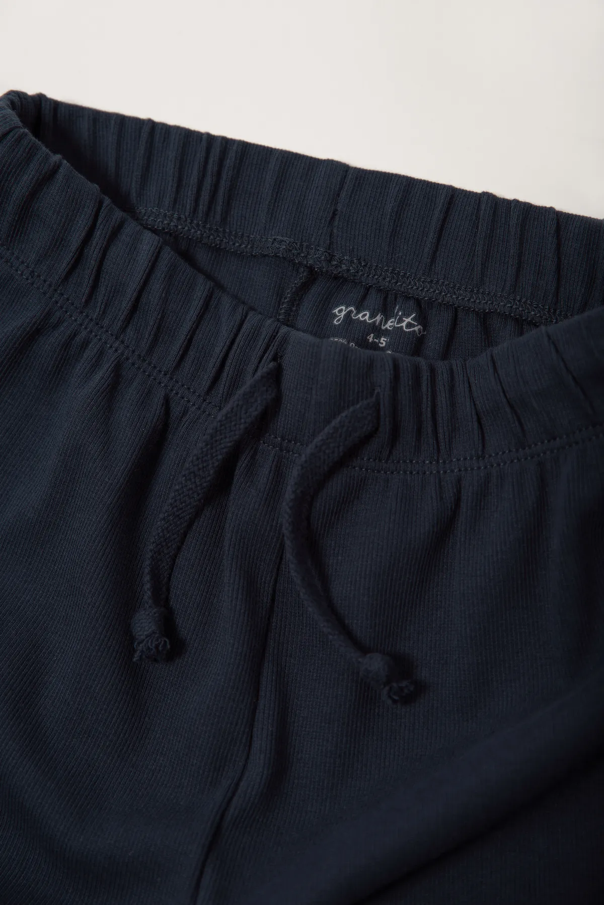 Organic Navy Cotton Shorts for Kids by Granelito