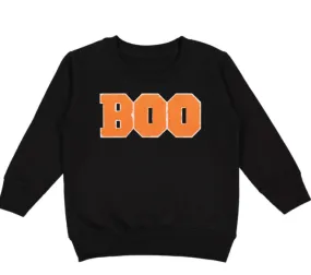 Kids Halloween Sweatshirt - Boo Patch