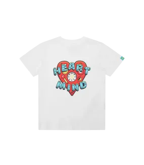 White Kids Heart & Mind Logo T-shirt