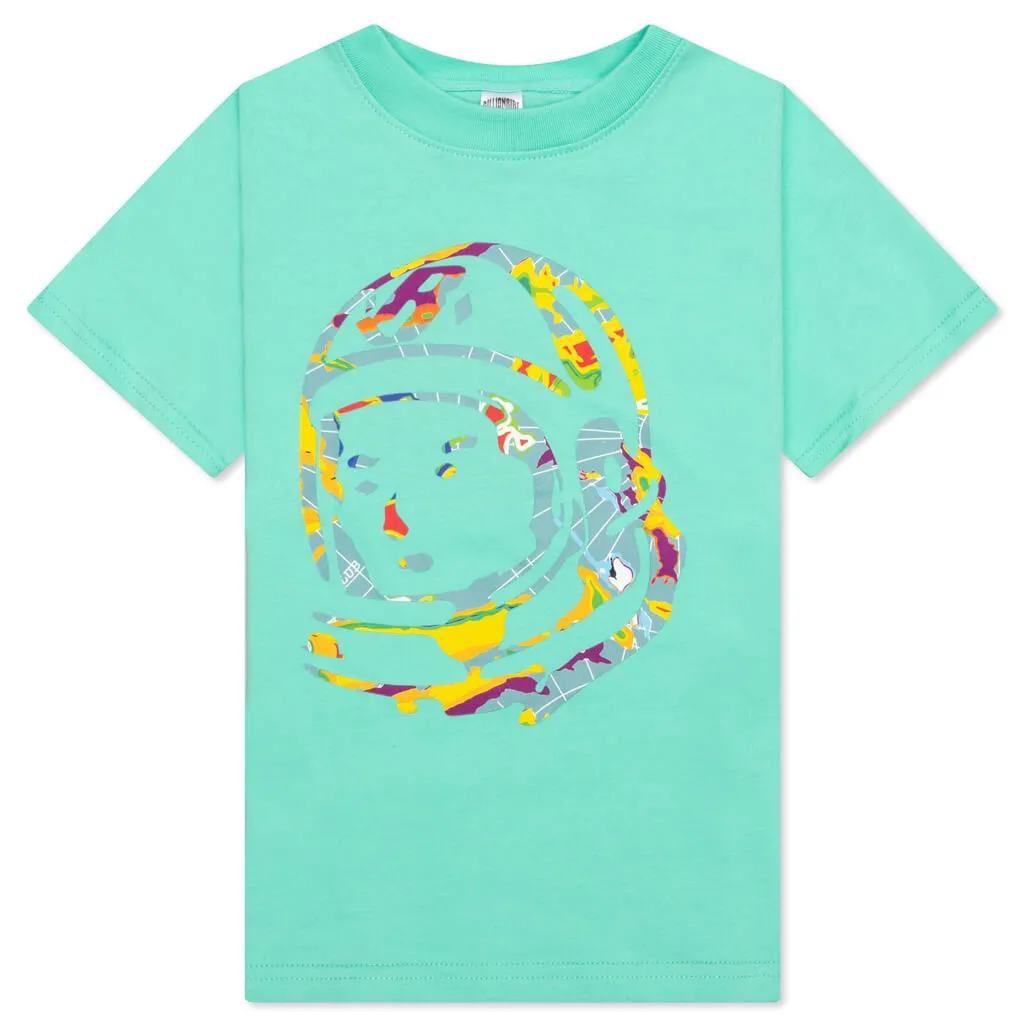 Kids Helmet Traveler S/S Tee Biscay Green