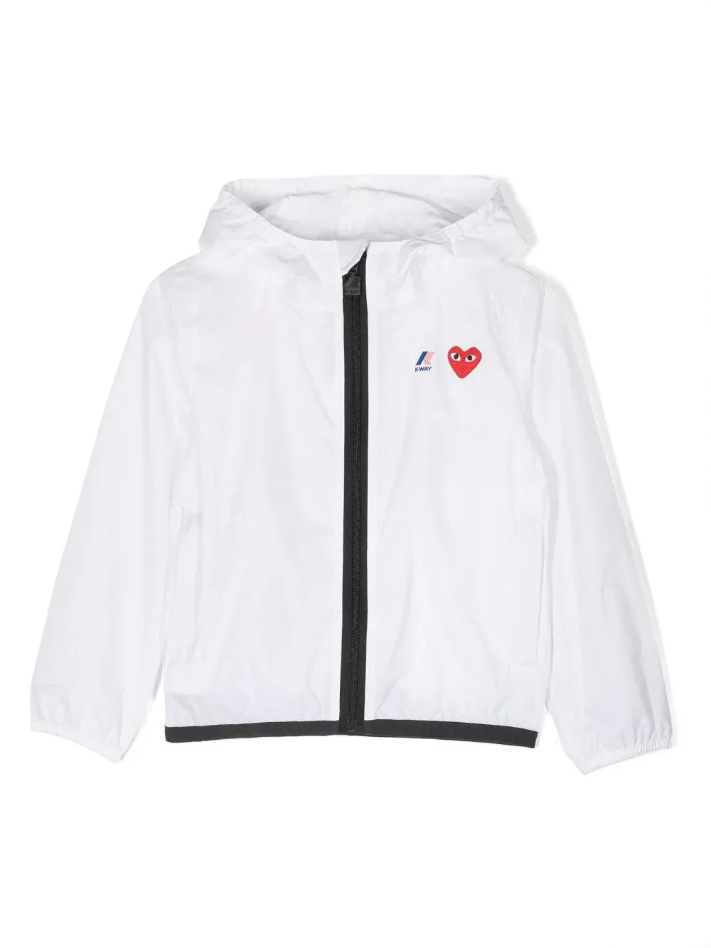 Kids K-Way Cagoule - White