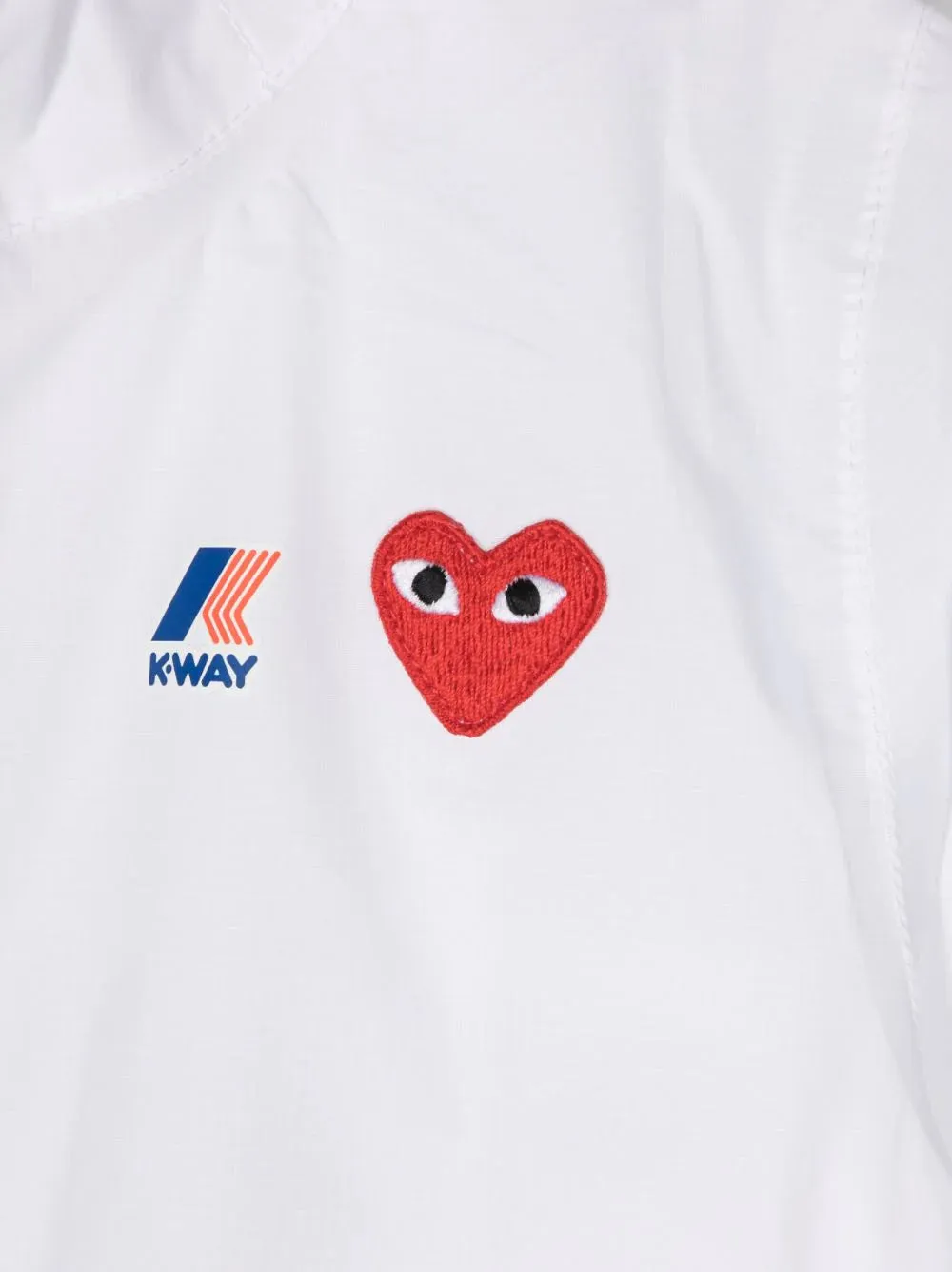 Kids K-Way Cagoule - White