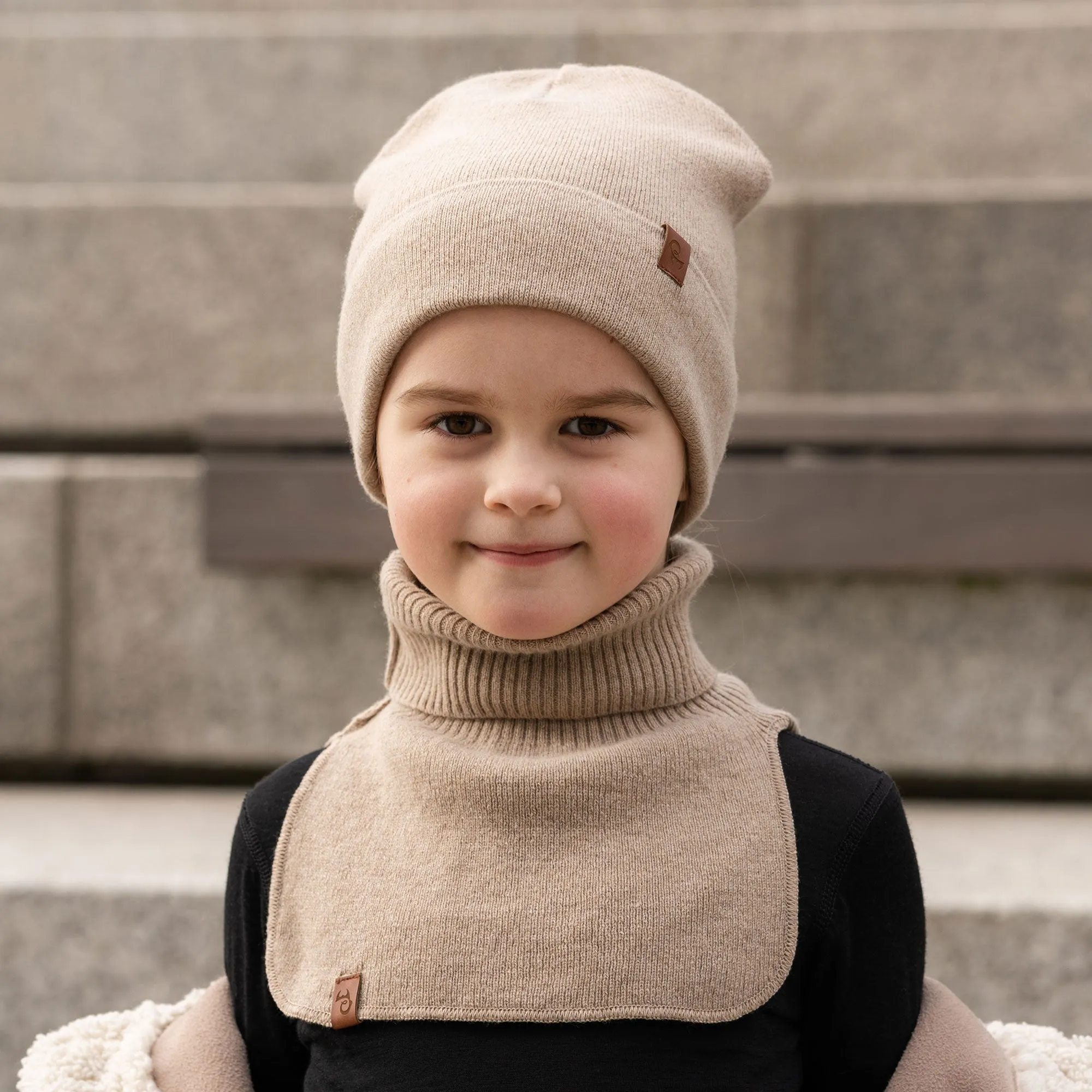 Kids' Knit Dickie Cashmere Blend