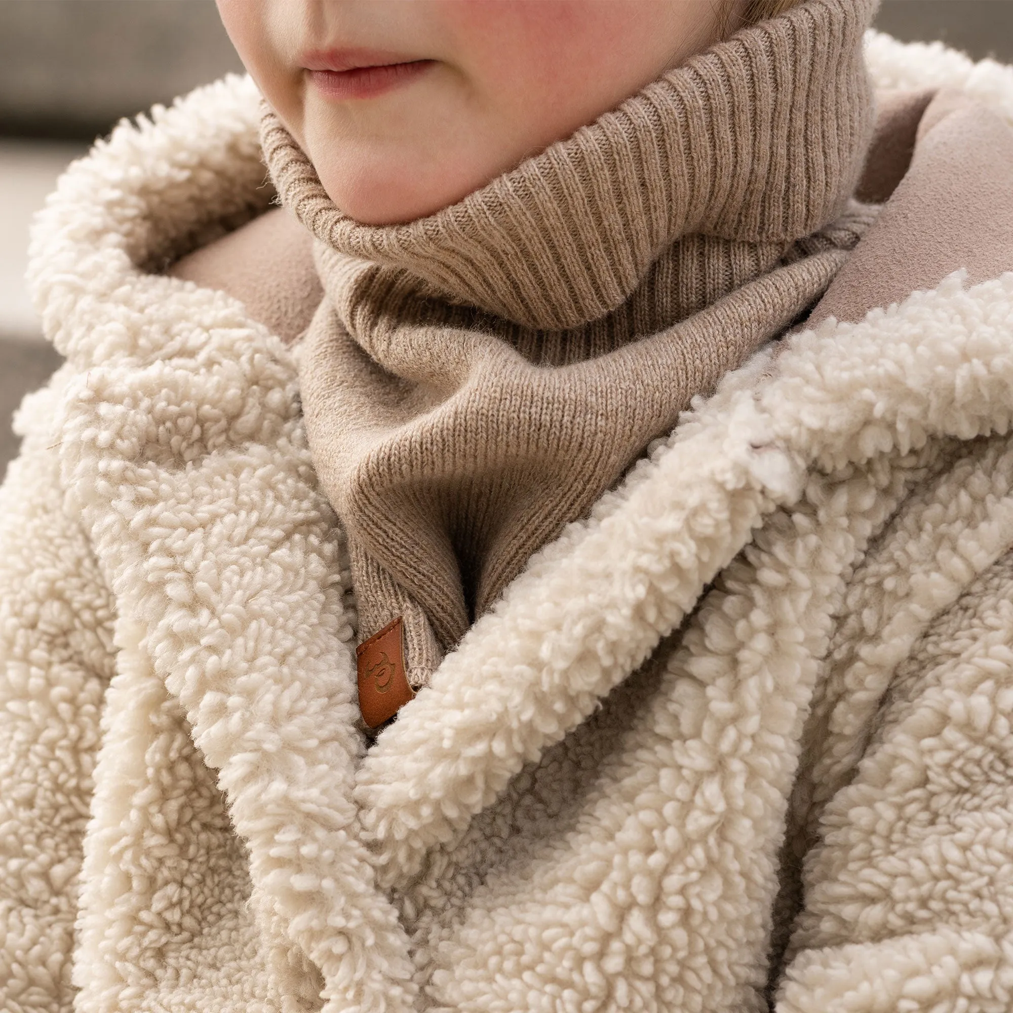 Kids' Knit Dickie Cashmere Blend