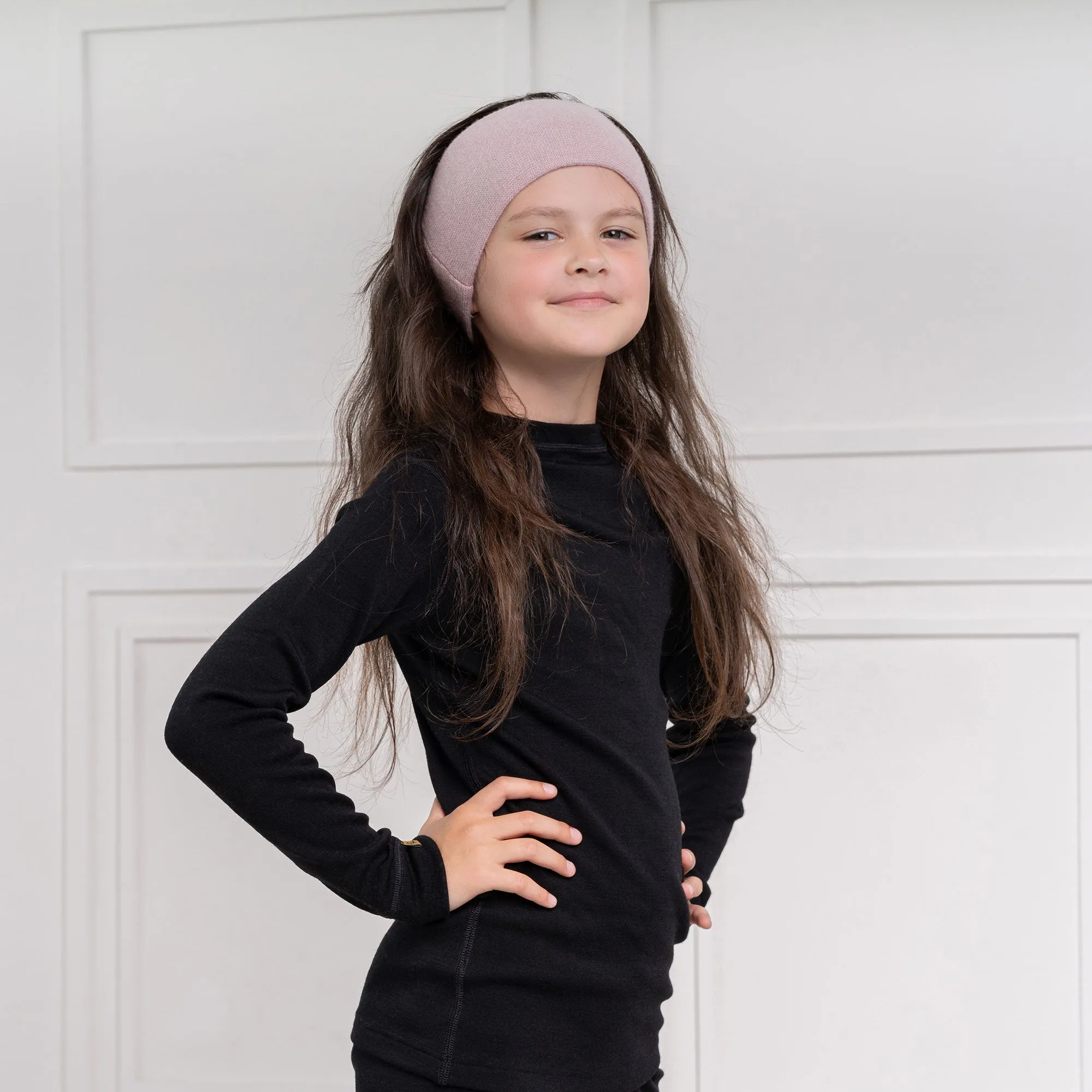 Kids' Knit Headband Cashmere Blend