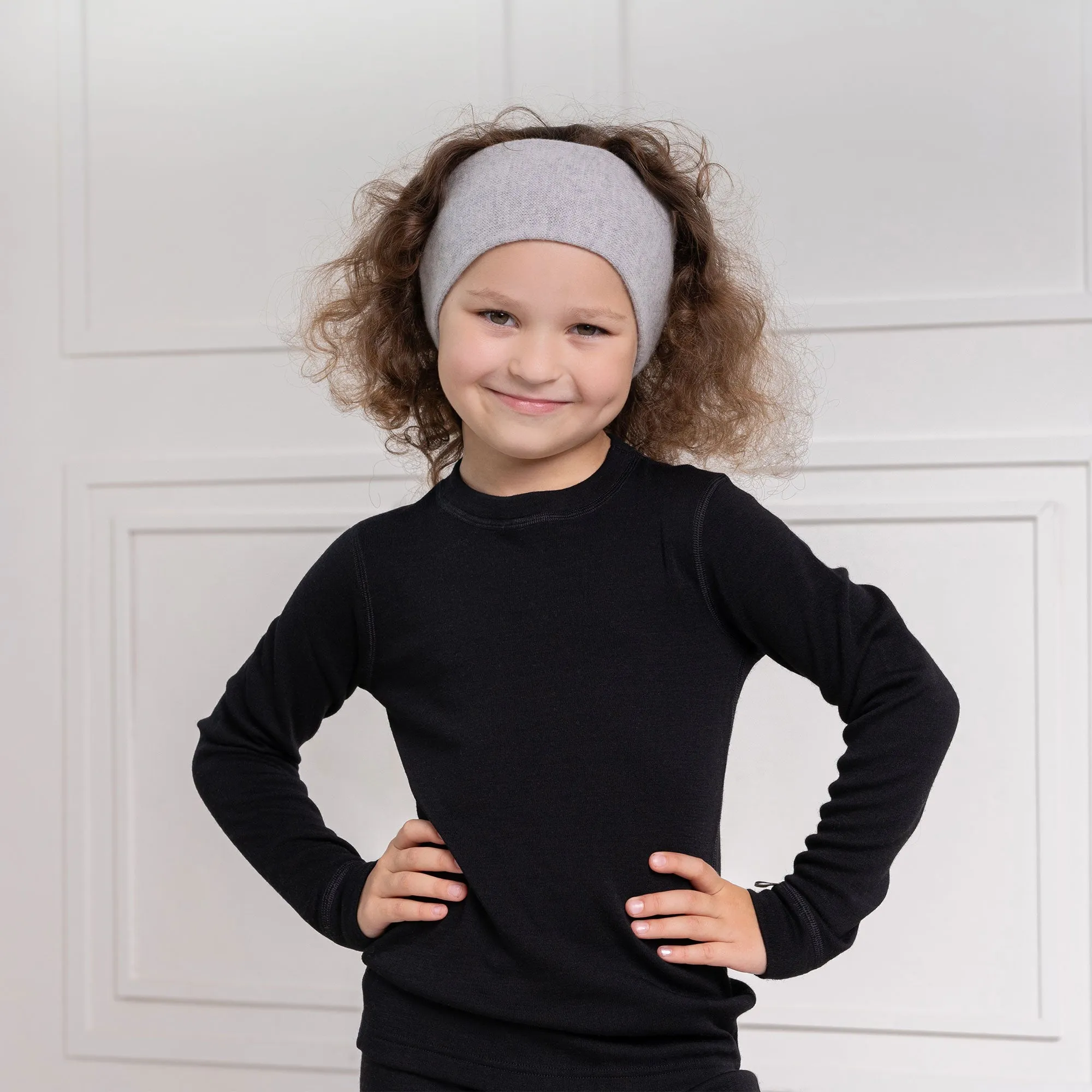 Kids' Knit Headband Cashmere Blend