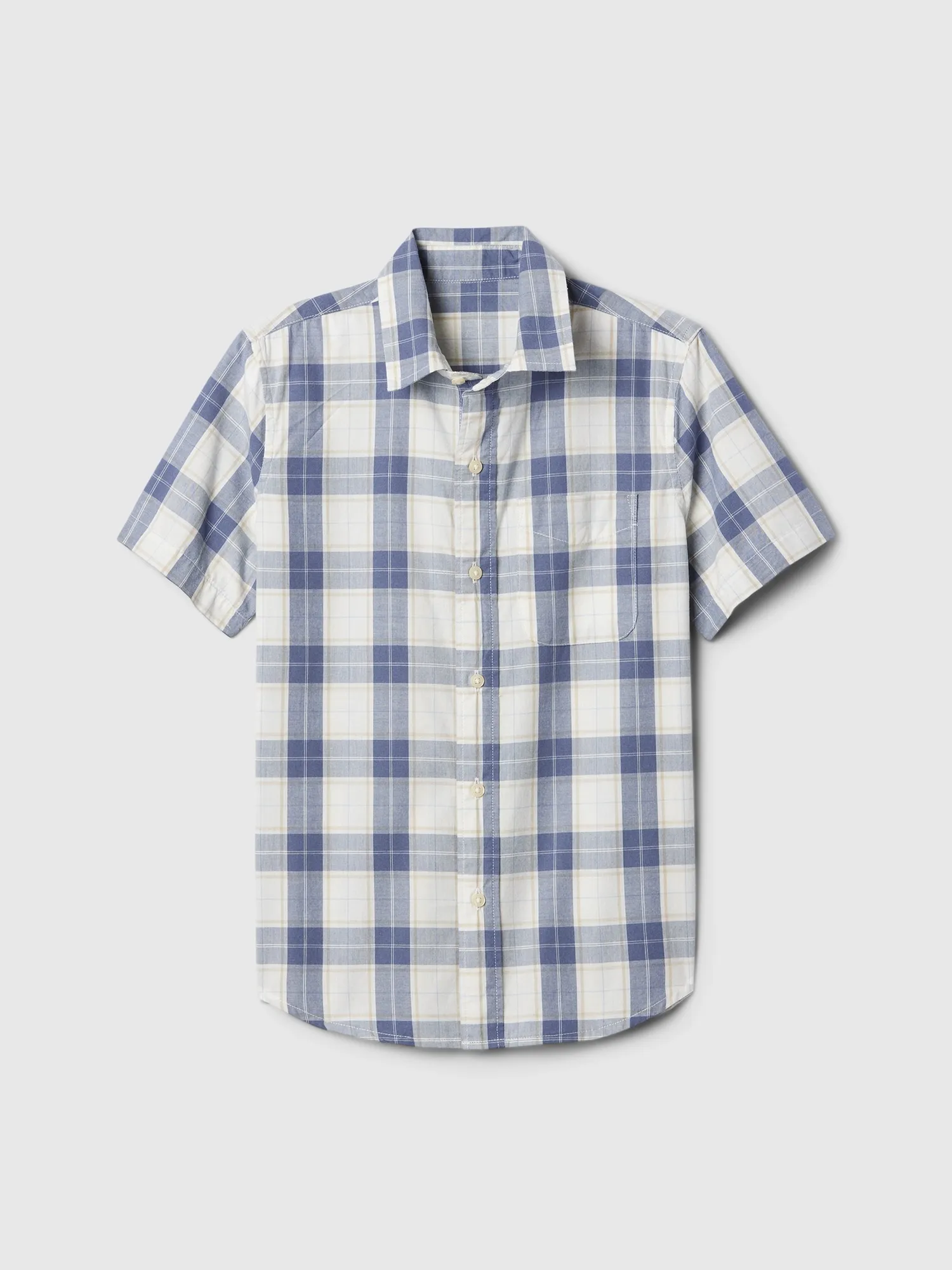 Kids Linen-Blend Vacay Shirt