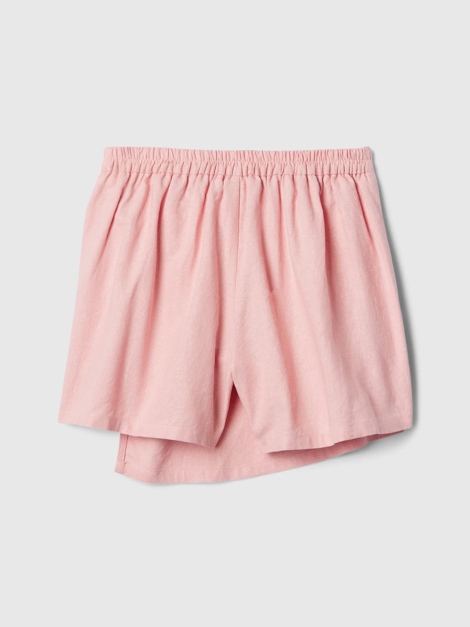 Kids Linen-Blend Wrap Skort