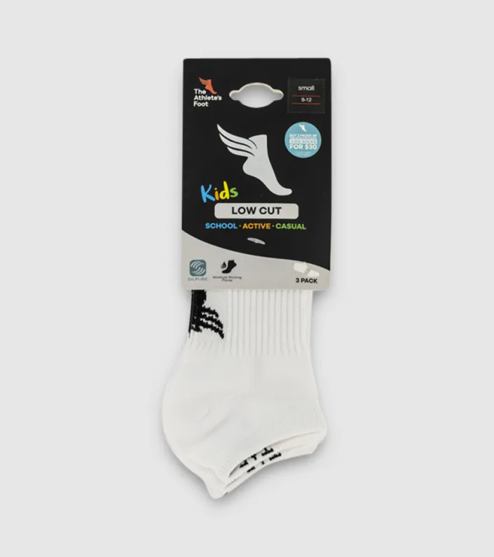 Kid's 3-Pack Mini Crew Socks from The Athlete's Foot