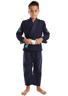 Youth Pro Light Jiu Jitsu Gi in Navy Blue