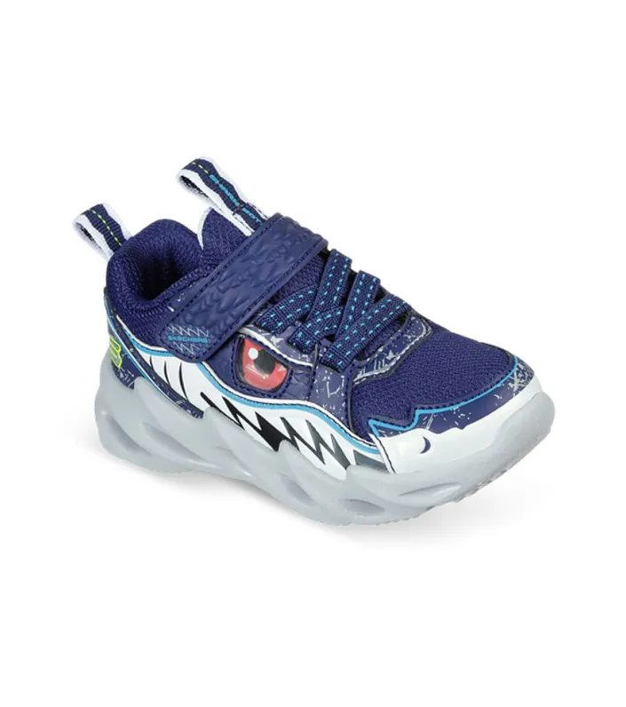 skechers shark bots surf patrol (td) kids navy