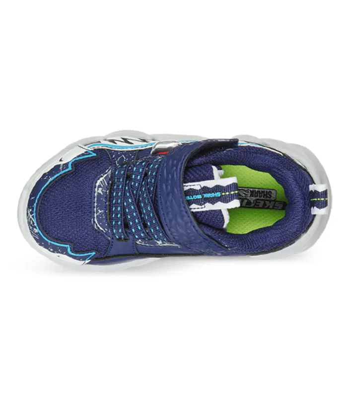 skechers shark bots surf patrol (td) kids navy