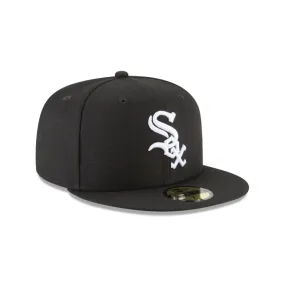 Kids New Era Chicago White Sox Black & White Basic 59FIFTY Fitted