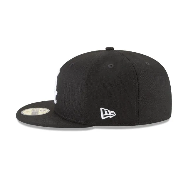 Kids New Era Chicago White Sox Black & White Basic 59FIFTY Fitted