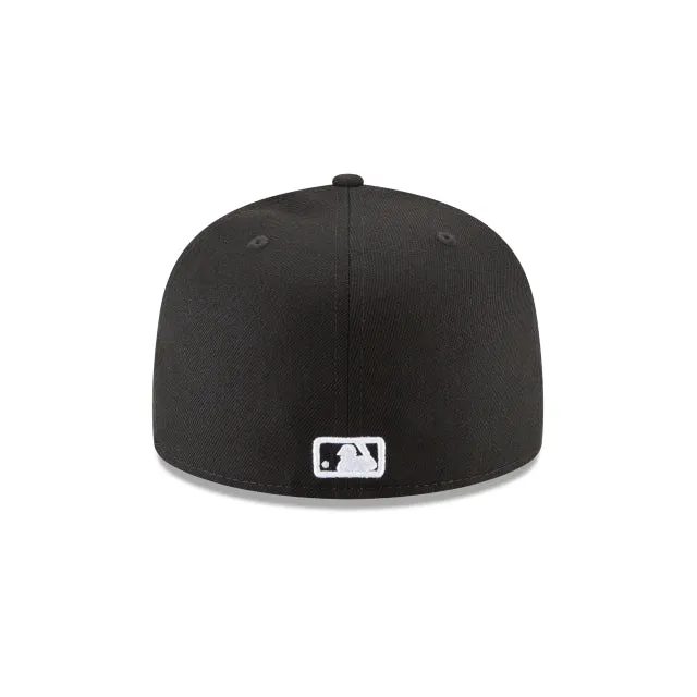 Kids New Era Chicago White Sox Black & White Basic 59FIFTY Fitted