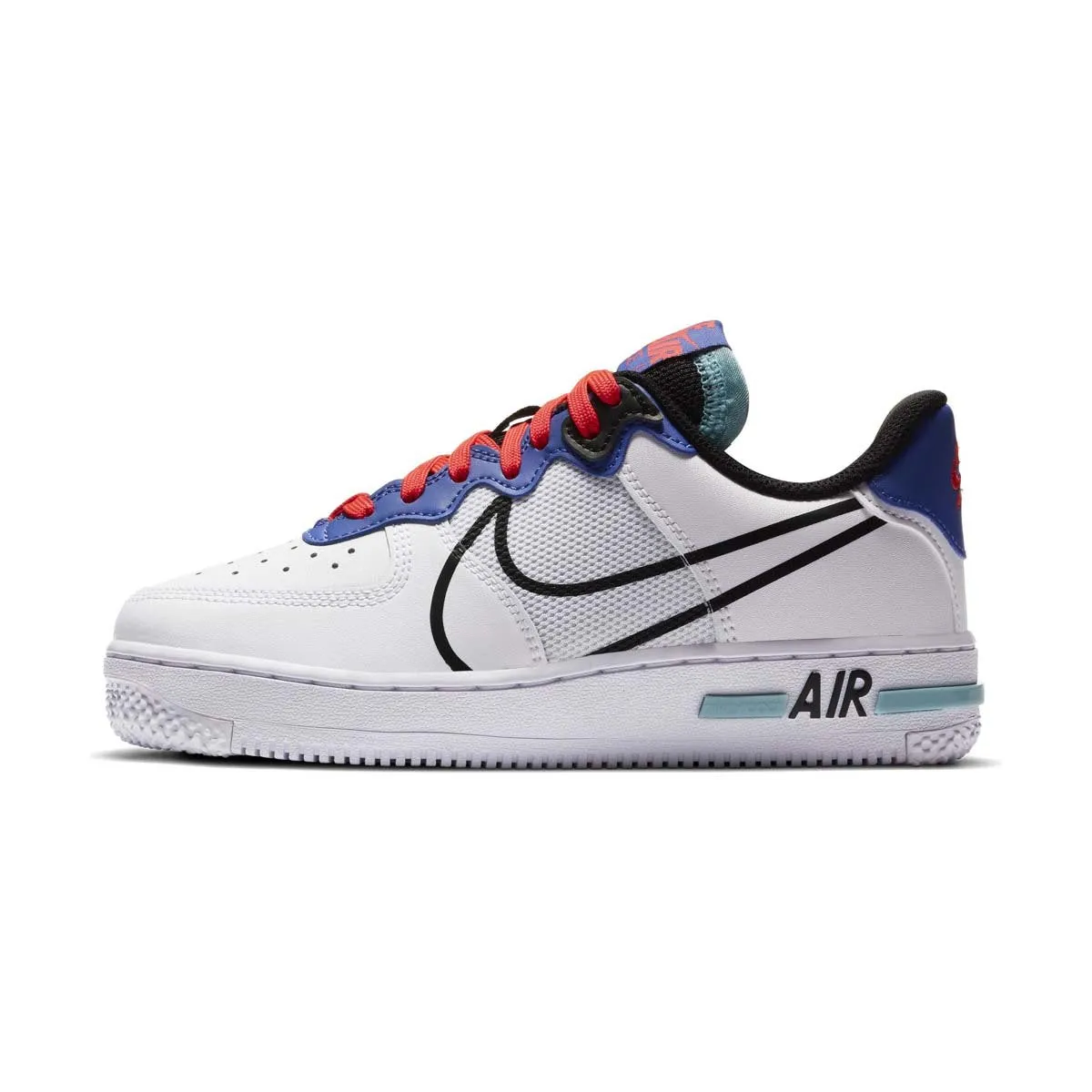 Kids Nike Air Force 1 React Athletic Footwear