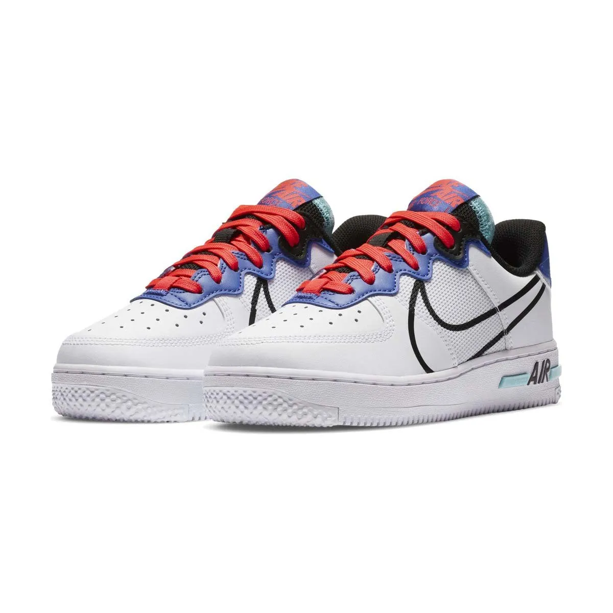 Kids Nike Air Force 1 React Athletic Footwear