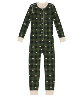 Kids Plaid Union Suit by Little Blue House by Hatley (Toddler/Little Kids/Big Kids)