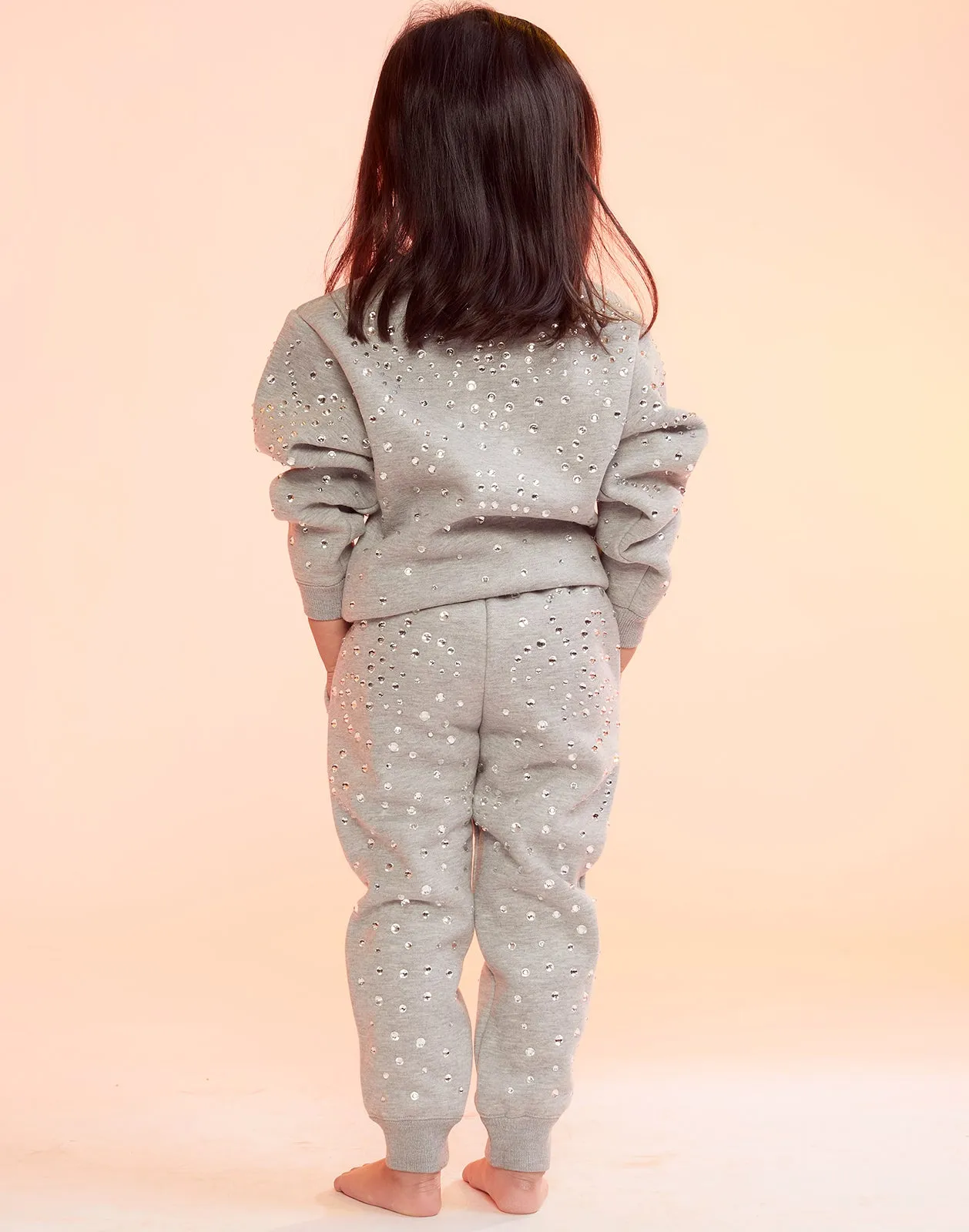 Children's Rhinestone Jogging Pants