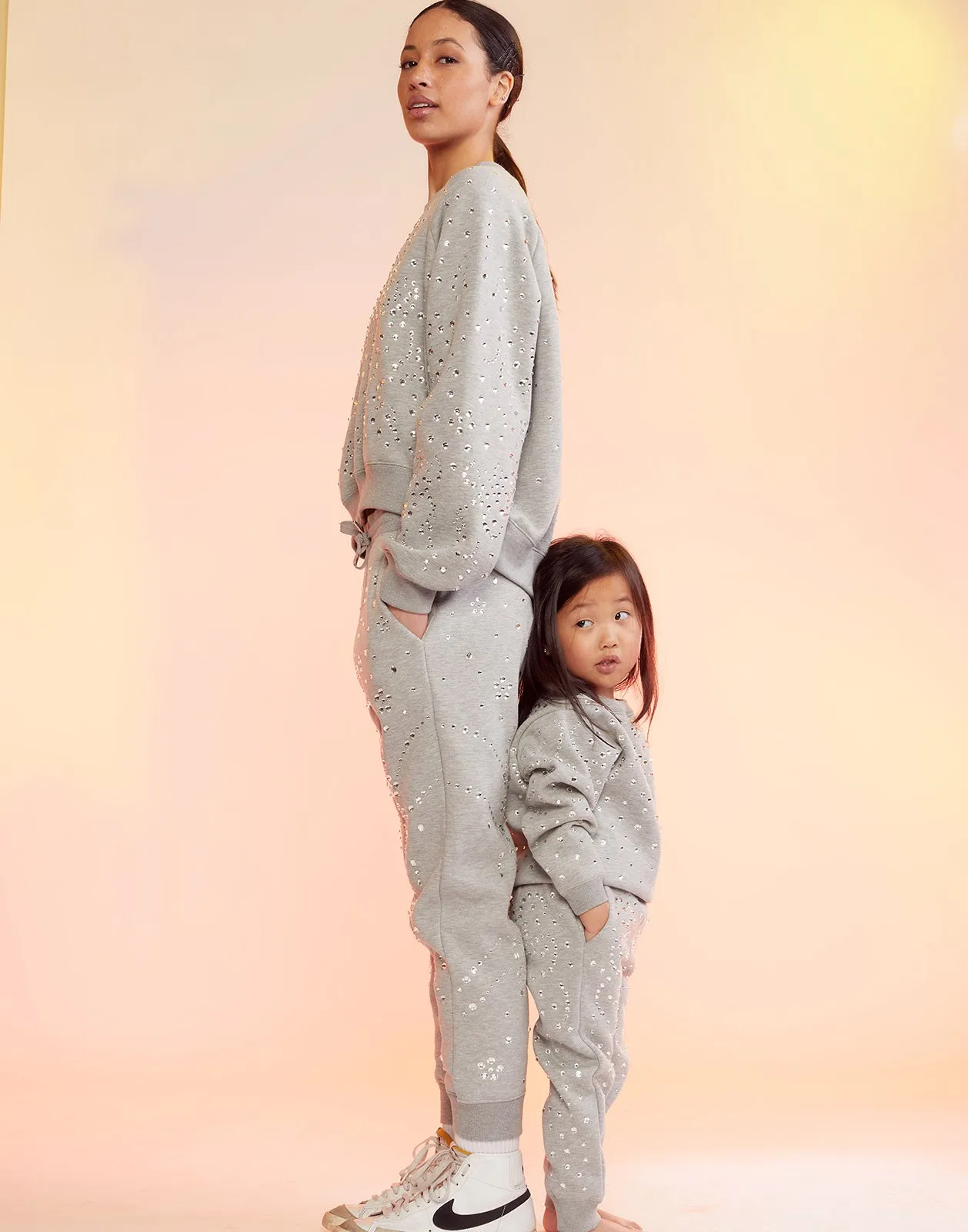 Children's Rhinestone Jogging Pants