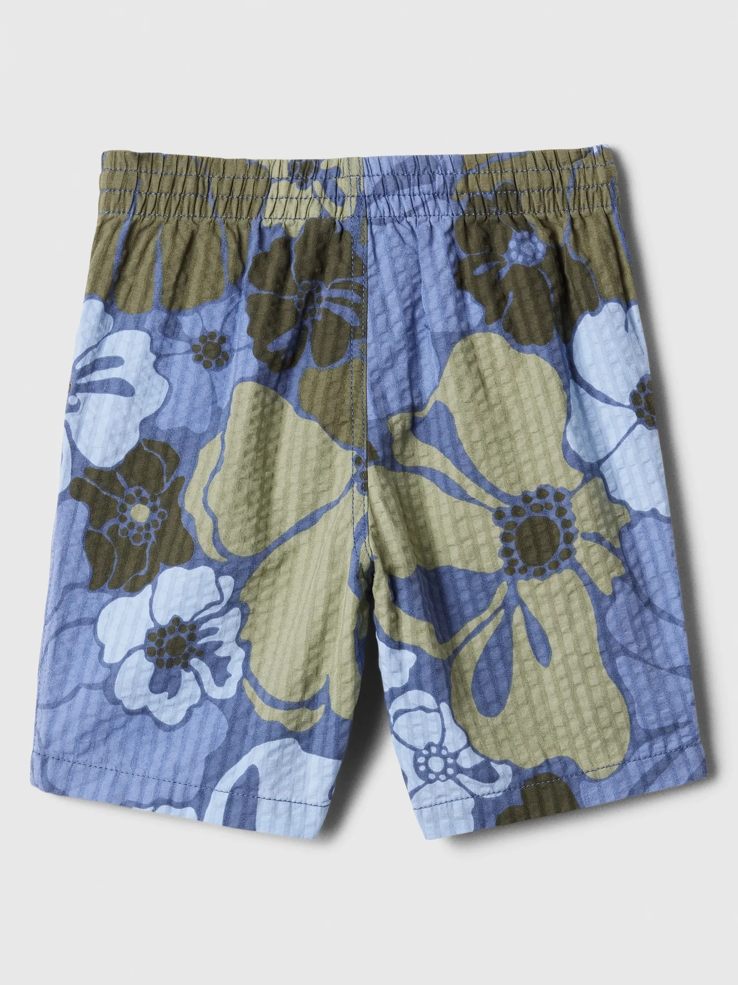 Kids Seersucker Pull-On Shorts