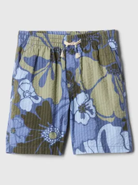 Kids Seersucker Pull-On Shorts