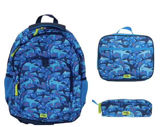 KIDS SHARK CHASE BACKPACK - NAVY