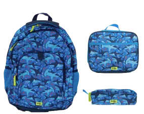 KIDS SHARK CHASE BACKPACK - NAVY