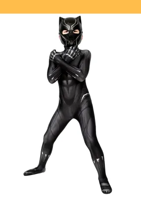 Youth Black Panther Digital Print Costume