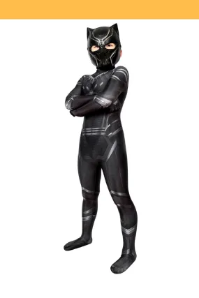 Kids Black Panther Civil War Cosplay Costume