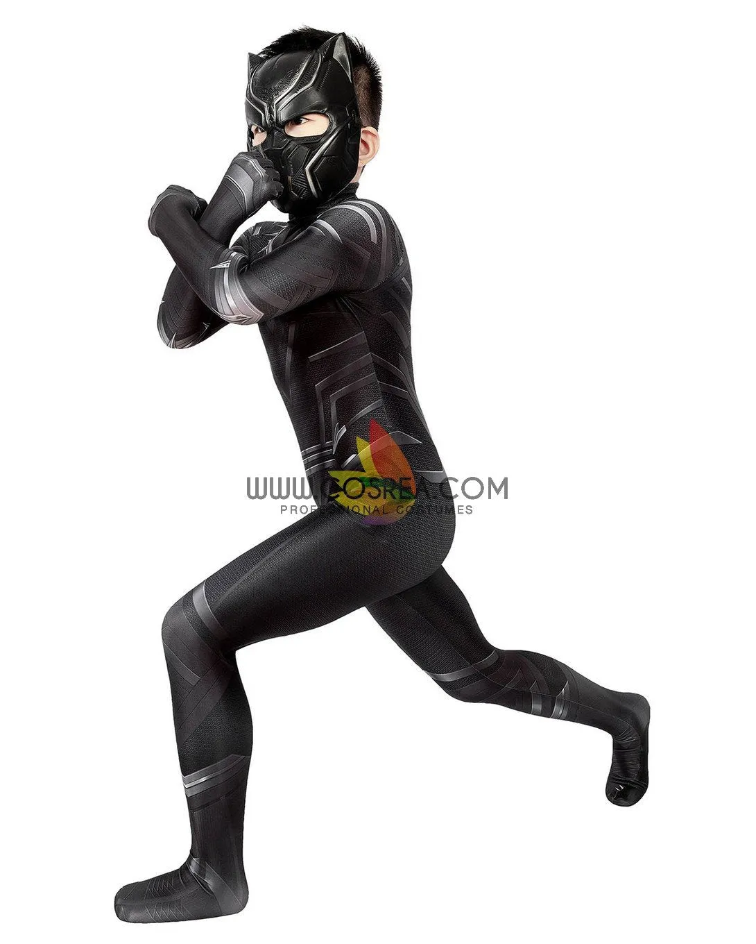 Kids Black Panther Civil War Cosplay Costume