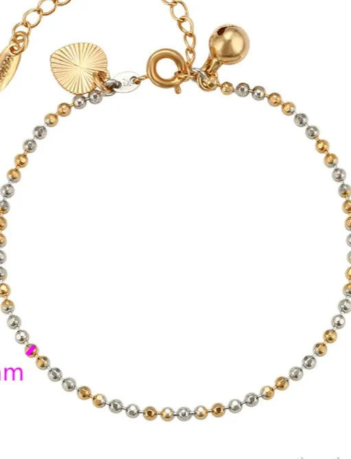 Golde Anklet with Heart Design