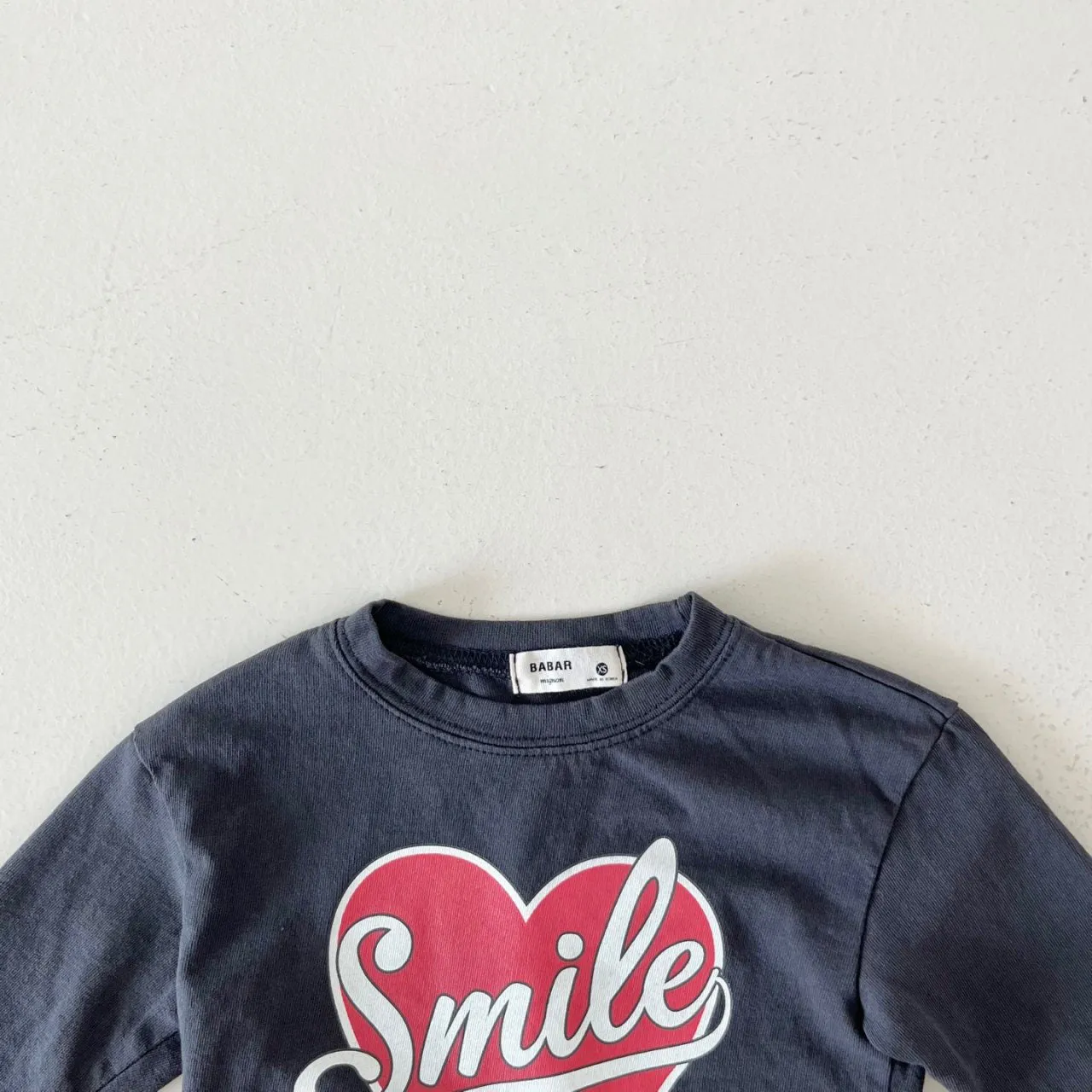 Kids Smile in Heart Long Sleeve Top (2-7y) - 2 Colors