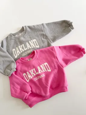 Kids Soy W24 Warm Brushed Fabric 'OAKLAND' Sweatshirt (1-6y) - 2 Colors