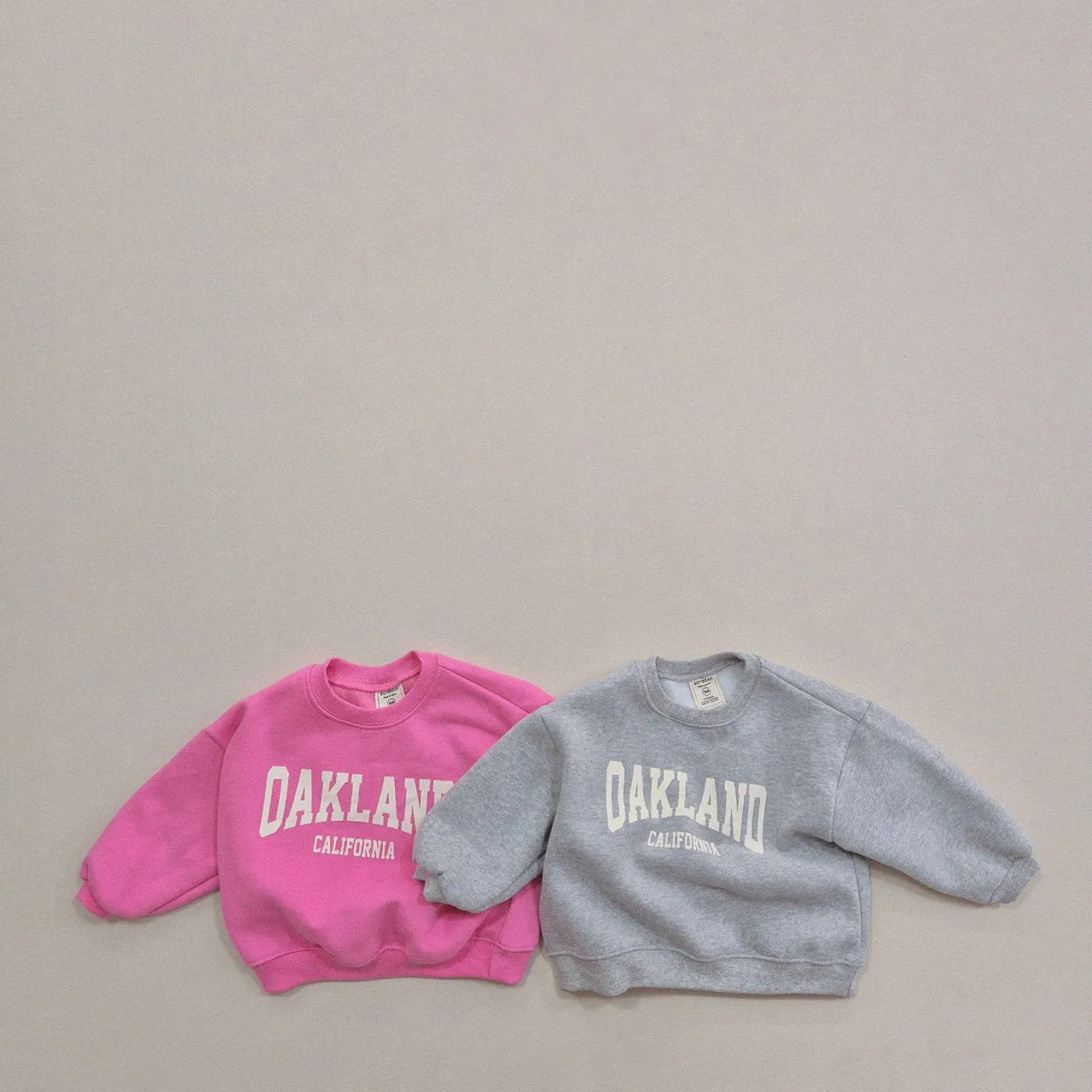 Kids Soy W24 Warm Brushed Fabric 'OAKLAND' Sweatshirt (1-6y) - 2 Colors