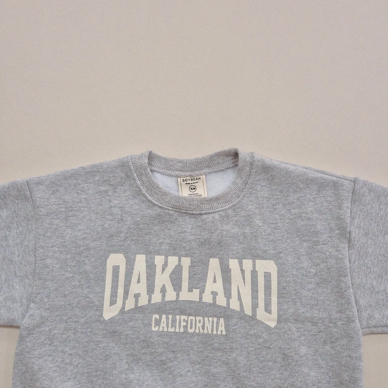 Kids Soy W24 Warm Brushed Fabric 'OAKLAND' Sweatshirt (1-6y) - 2 Colors