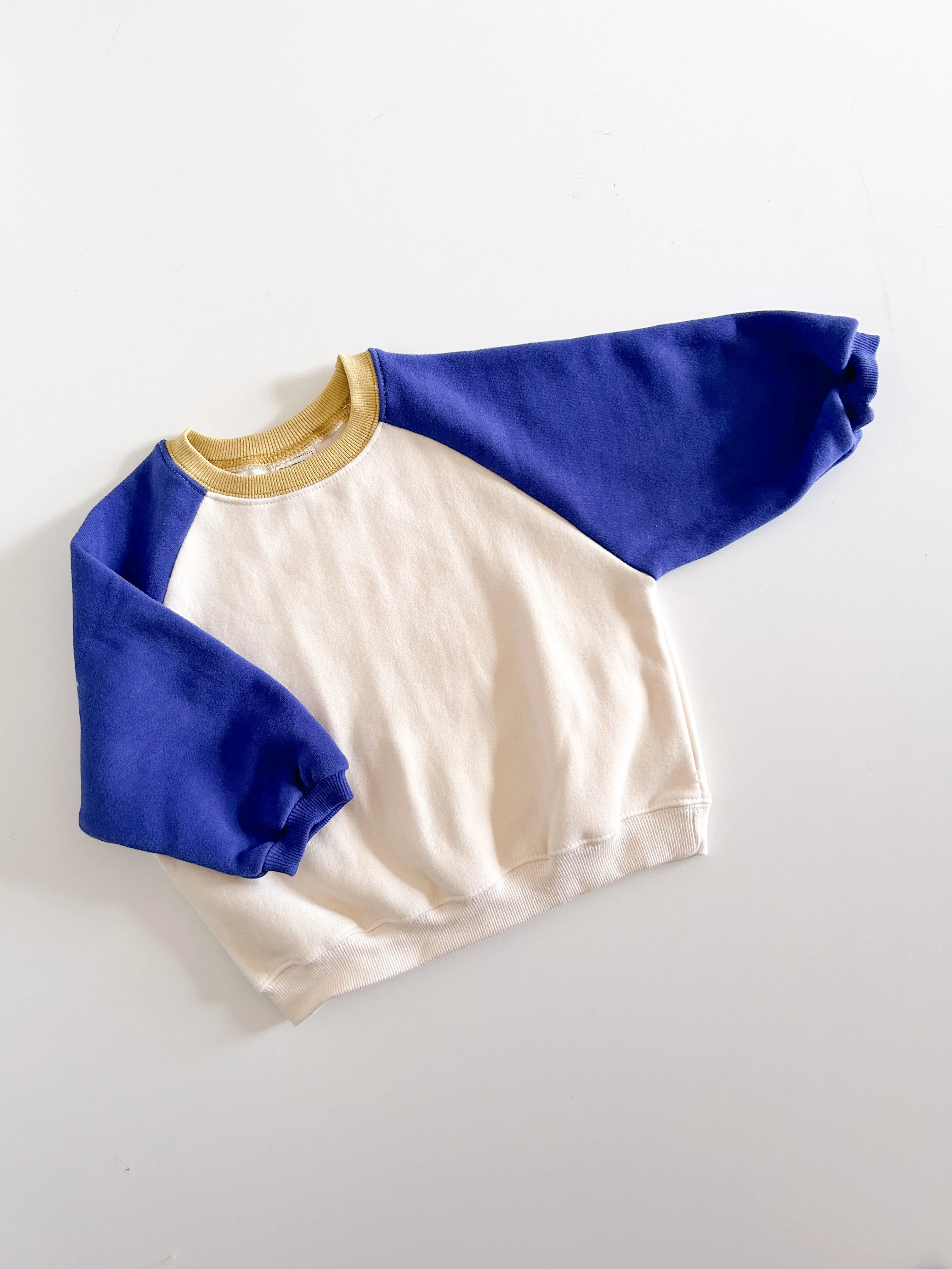 Kids Soy W24 Warm Brushed Raglan Sleeve Sweatshirt (1-6y) - 3 Colors