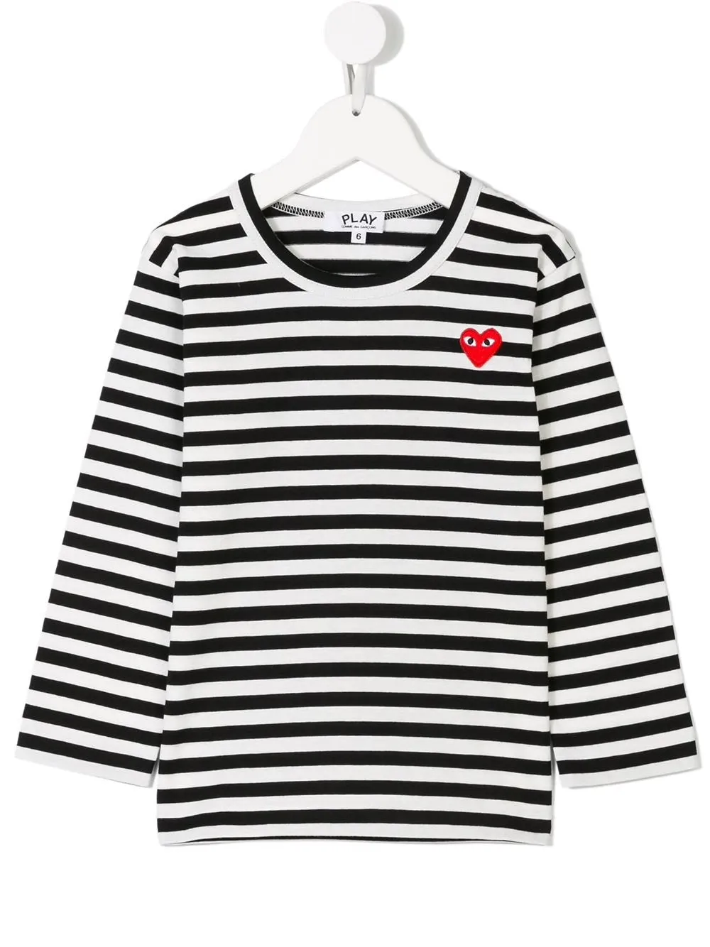 Kids Striped Play Tee - Black