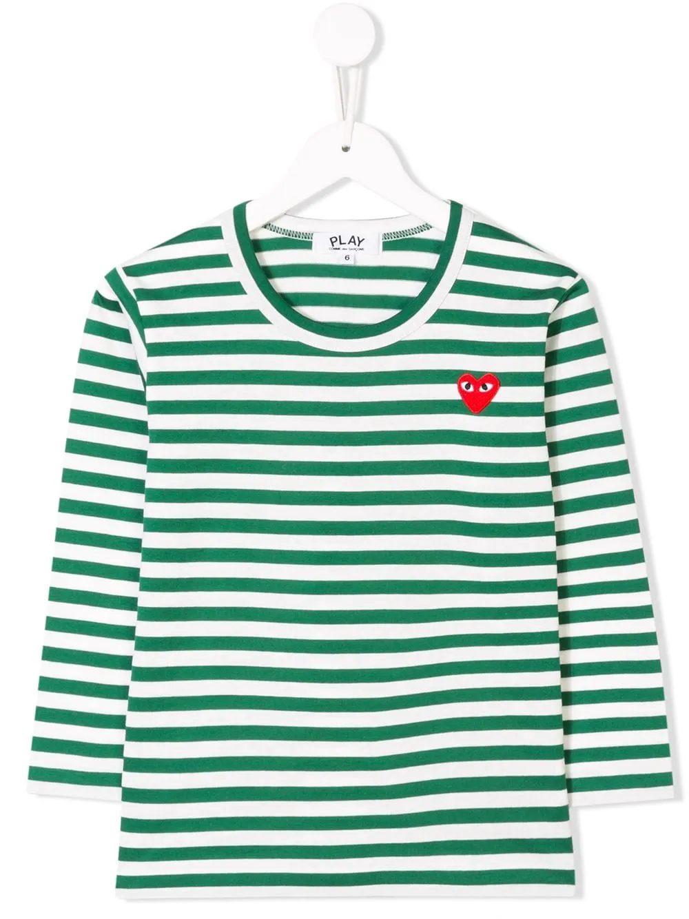 Kids Striped Play Tee - Green