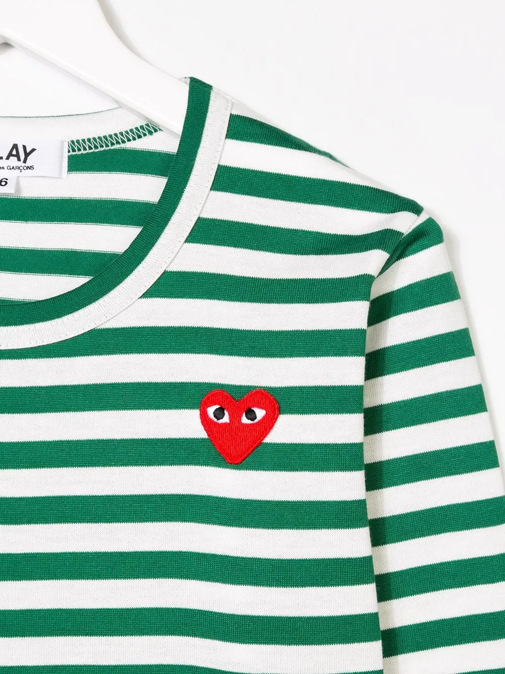 Kids Striped Play Tee - Green