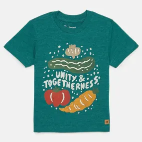 Kids T-Shirt North Sea Heather Unity by tentree