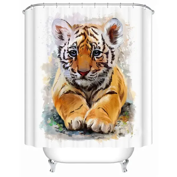 Kids Tiger Shower Curtain