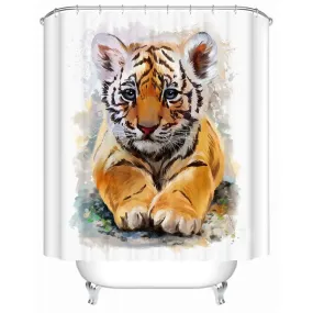 Kids Tiger Shower Curtain